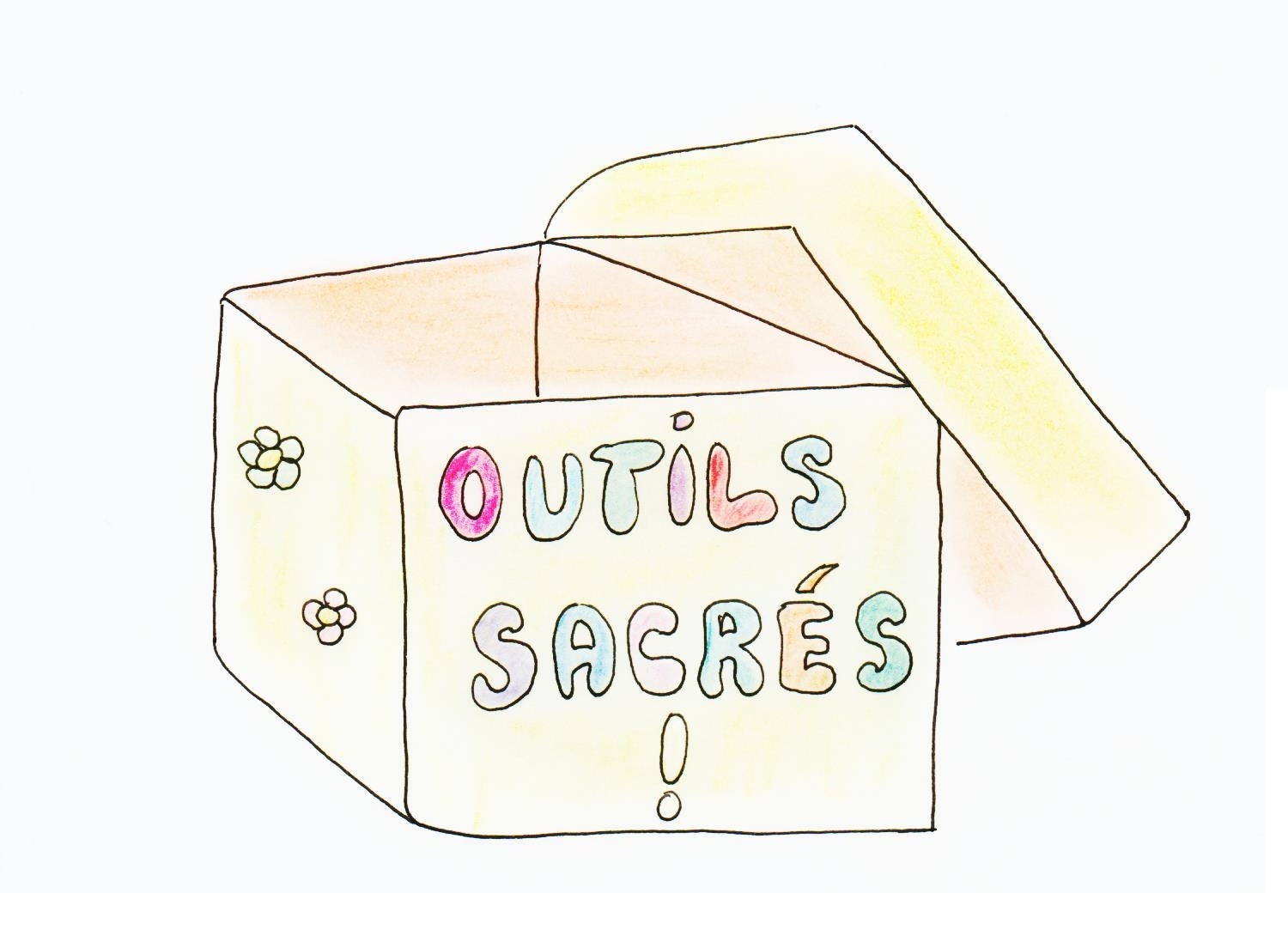 pictogramme outils sacres couleur